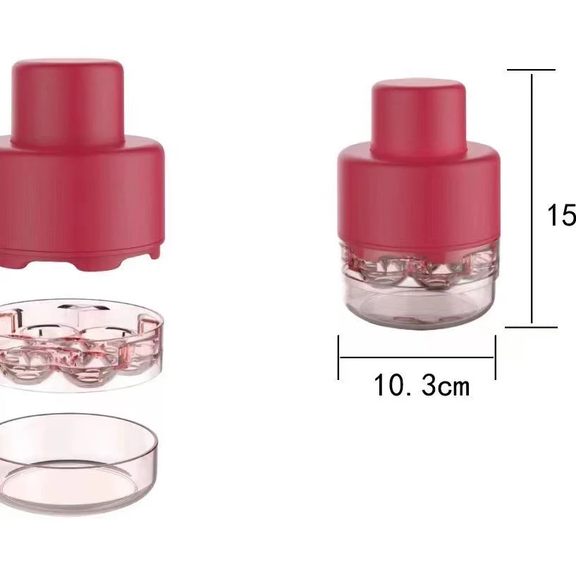 Portable 7-in-1 Multi-Function Cherry Pitter Tool Easy Use Fruit & Vegetable Stoner Seed Remover for Cherries Fashionable Design