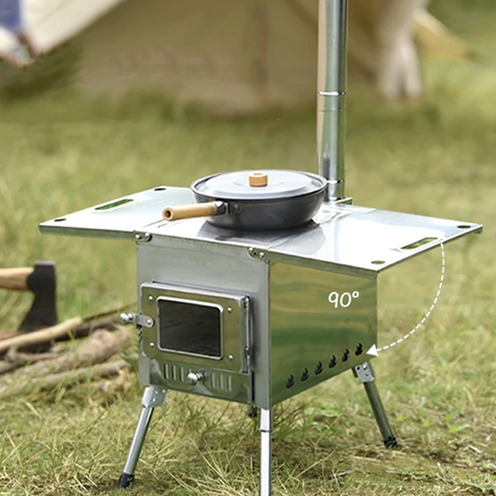 Steel Plate And Wood Stoves Type Wood Burning Garden Stove