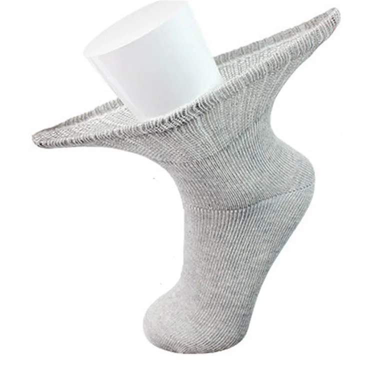 Big Size Stock Cotton Crew  Anti Varicose Veins Blood Circulation Medical  Diabetic Socks