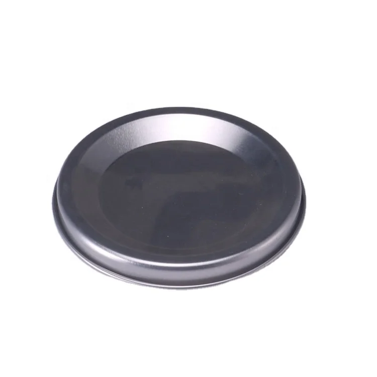 83mm Removable Top Metal Lid Cap Plug Tinplate Can Cover For Paper Tube
