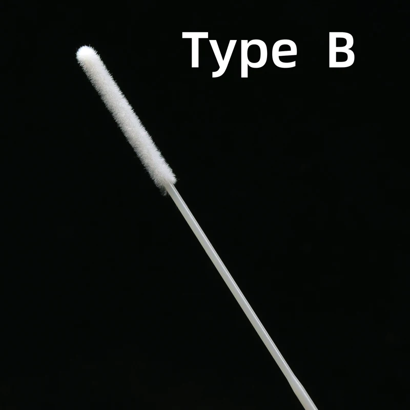 
Long Or Nylon Nasal Flocking Throat Sampling Medical Virus Flocked Swab 