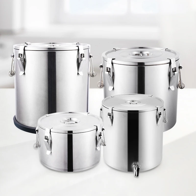 Daosheng 50L Iced Drinks Stainless Steel Liquid Thermos with Enhanced Black Silica Gel Base & Secure Seal