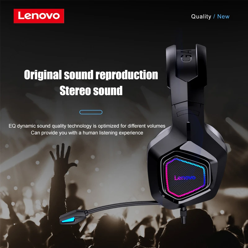 2022 Hot Lenovo G50-B 3D Stereo Surround 7.1 Gaming Headset Portable Noise Cancelling Microphone Headphones