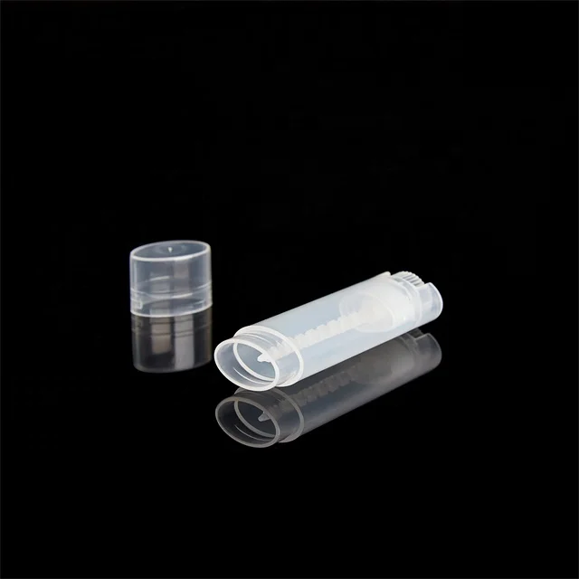 Luxury PP Plastic Mini Lip Balm Container Empty Crayon Lip Balm Chapstick Tube Twist Lip Balm Tube Empty Blush Stick Packaging
