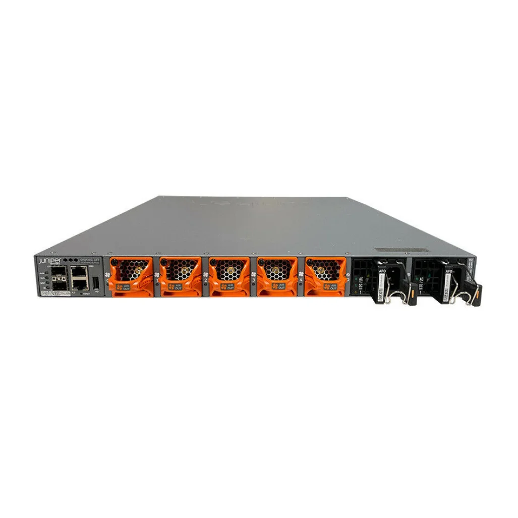 Juniper QFX5100-48T-AFO 48-Port 10GbE, 6x 40GbE QSFP+,2x AC Power Switch