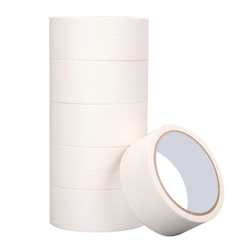 Factory Cheap Price Automotive Masking Tape Decorative Crepe Paper Masking Tape Colored Adhesive Masking Tape