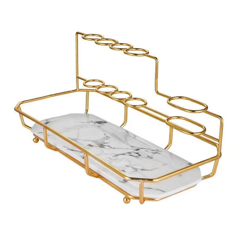 High Quality Modern Jewelry Decorative Trinket Display Trays Marble Multi Function Tray Stands