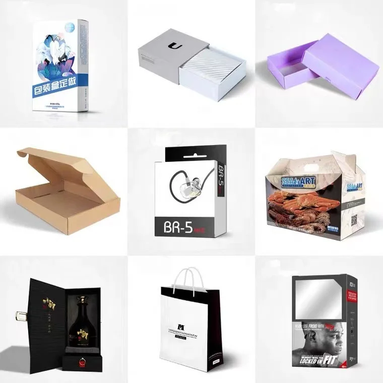 Картонная бумажная упаковочная коробка для наушников типа C Micro USB кабель передачи данных Зарядные кабели мобильных телефонов с отверстием подвешивания