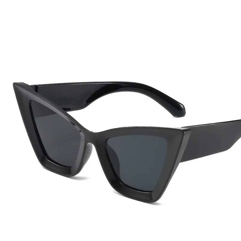 Retro Custom Logo Pc High Quality Luxury Steampunk Cool Cat Eye Women Sunglasses 2024 Trendy Cat Eye Sunglasses Gafas De Sol