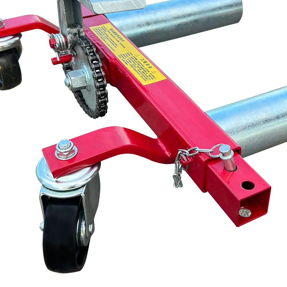 Portable Manual Hydraulic Moving Lift Dolly hydraulic wheel dolly