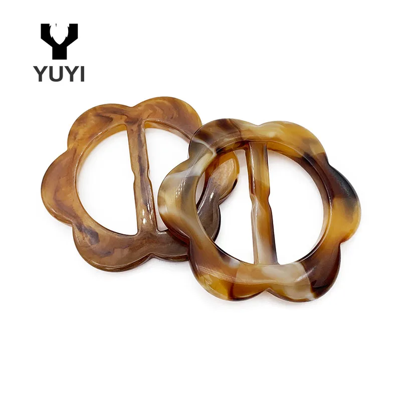 decorative rectangular round  buckle  resin  buckle