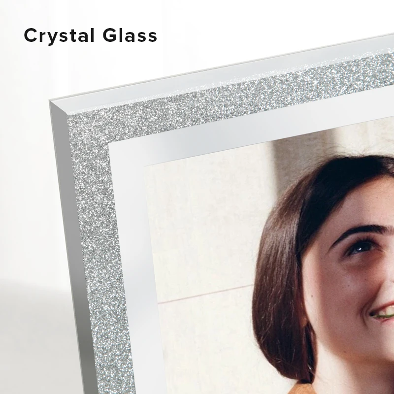 Сертификат деловой лицензии Хрустальная рамка подвесная Стеклянная фоторамка для стола декоративного использования 6 дюймов