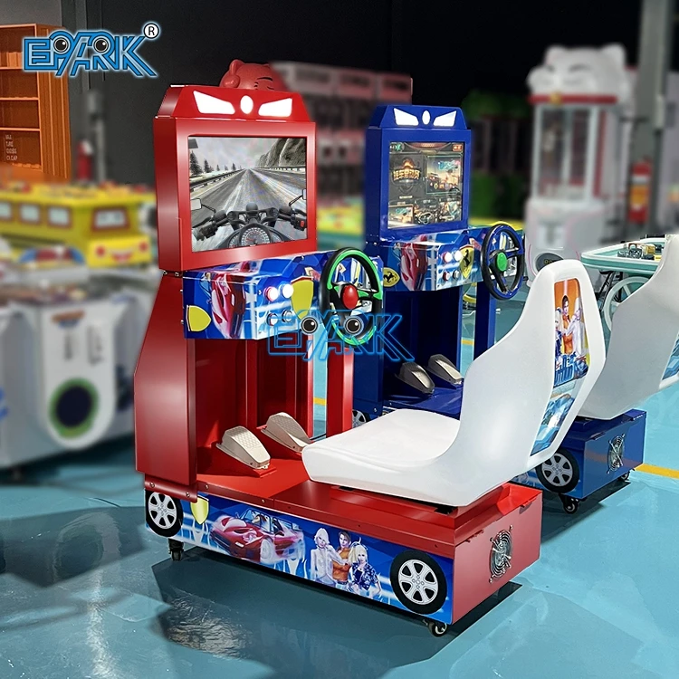 EPARK 22 Inch Lcd Coin Operated Video Arcade Outrun Electronics Kids Racing Car Children Games Machine