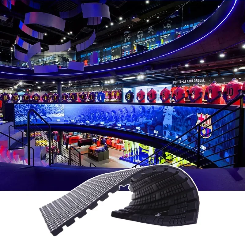 ARESLED Good Quality Factory Price P1.5 P1.8 P2 P2.5 P3 P4 Flexible Soft Led Display Advertising with Ce Front Magnet