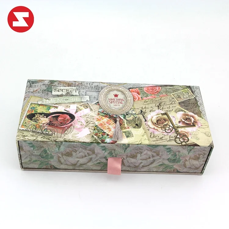 300g/sq. M personalized paper box for flowers