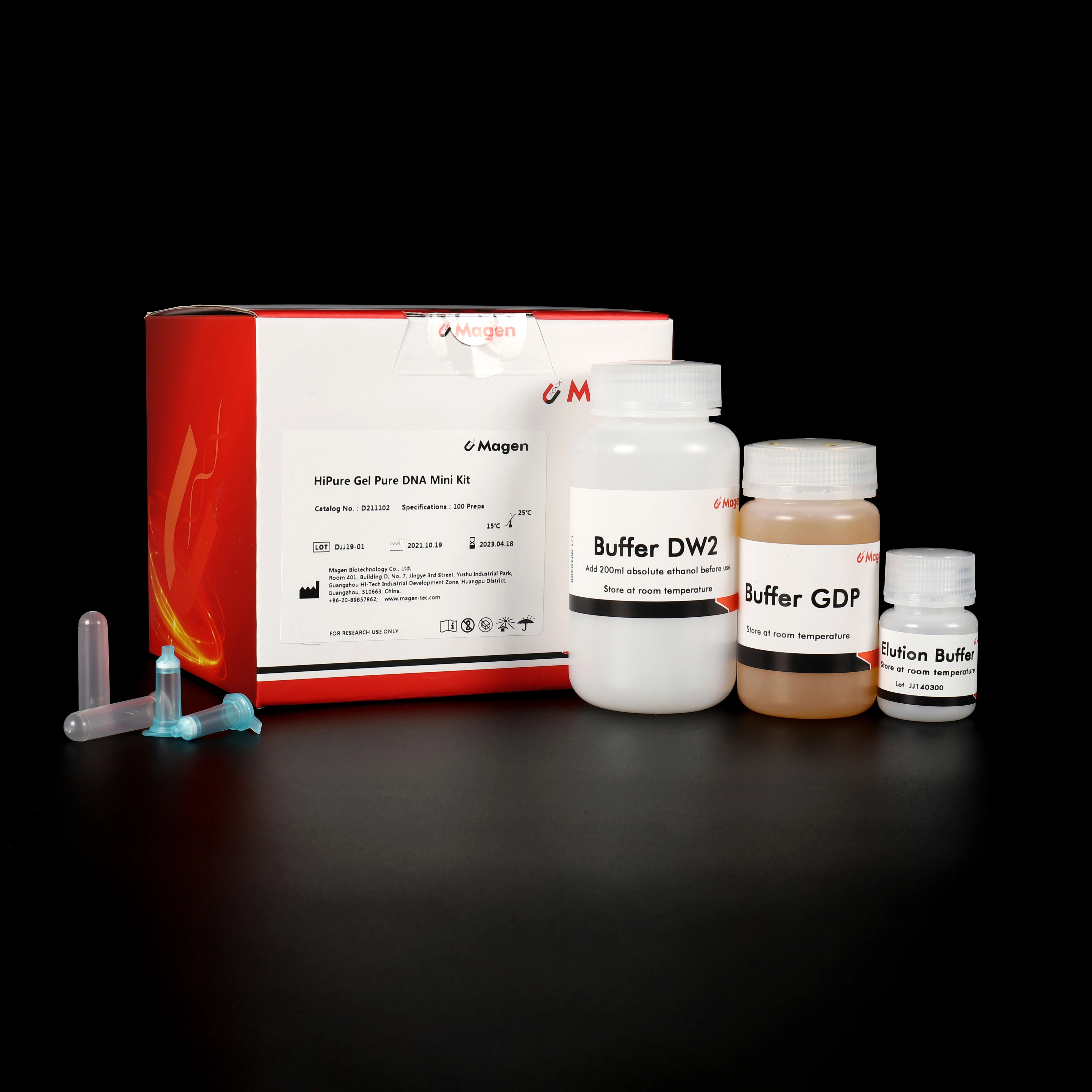 Мини-набор HiPure Gel DNA, D2111, восстановление ДНК от лигаций, ПЦР, ограничение пищеварения и т. д.