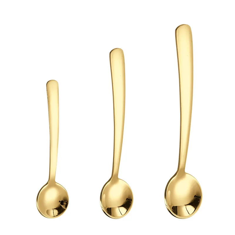 High Quality Kitchenware Small Size Stainless Steel Coffee Tea Spoon Seasoning Small Spoon for Home Kitchen