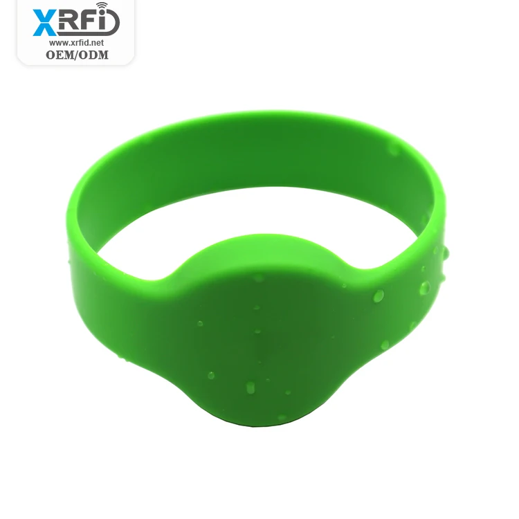 Customizable 125khz Waterproof Wristbands RFID Bracelet Tag Silicone Event Tickets