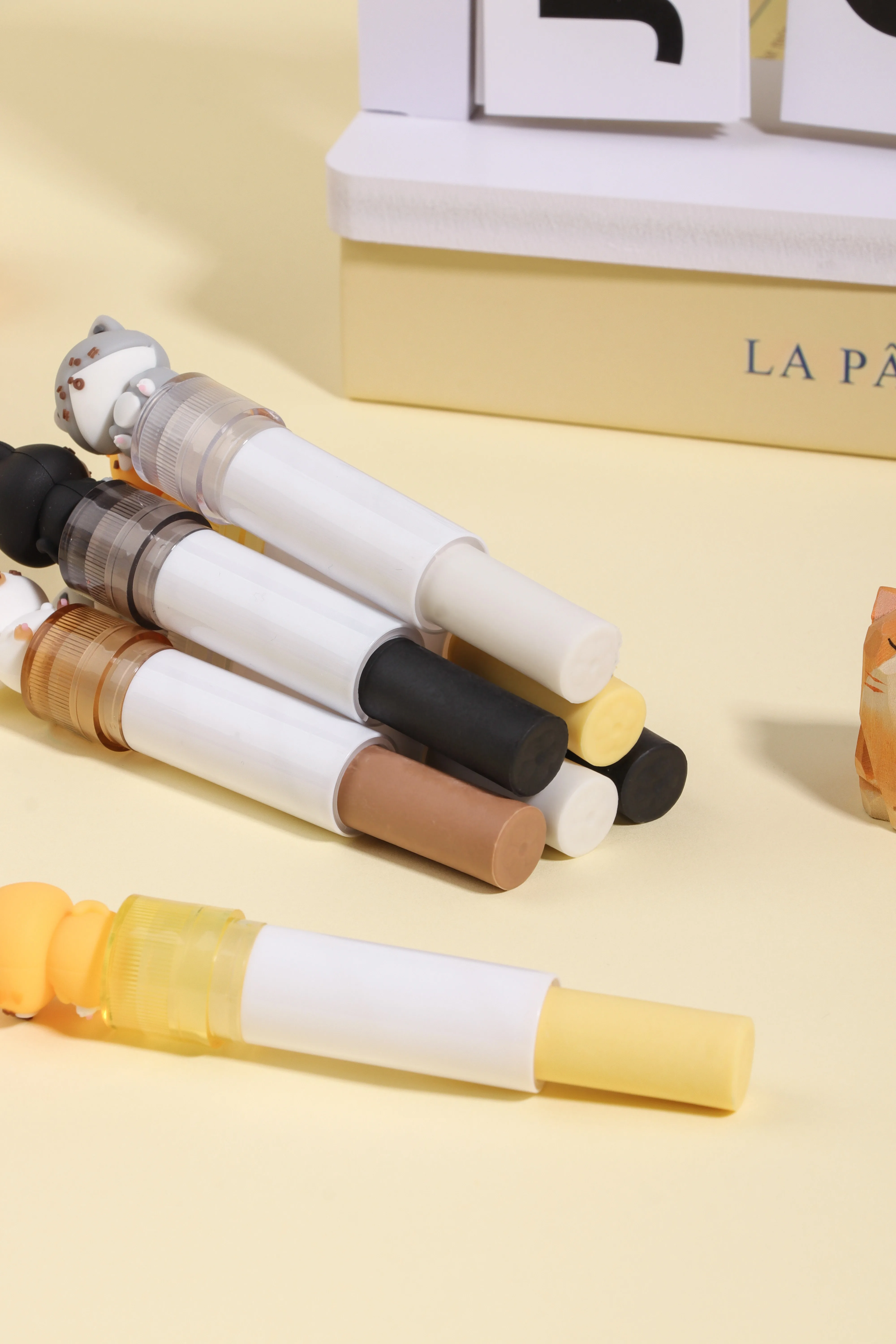 Wholesale Kids Prize Creative Cute Pencil Eraser Student Stationery Cartoon Cat Diary Lipstick Cute Kawaii Kid Eraser