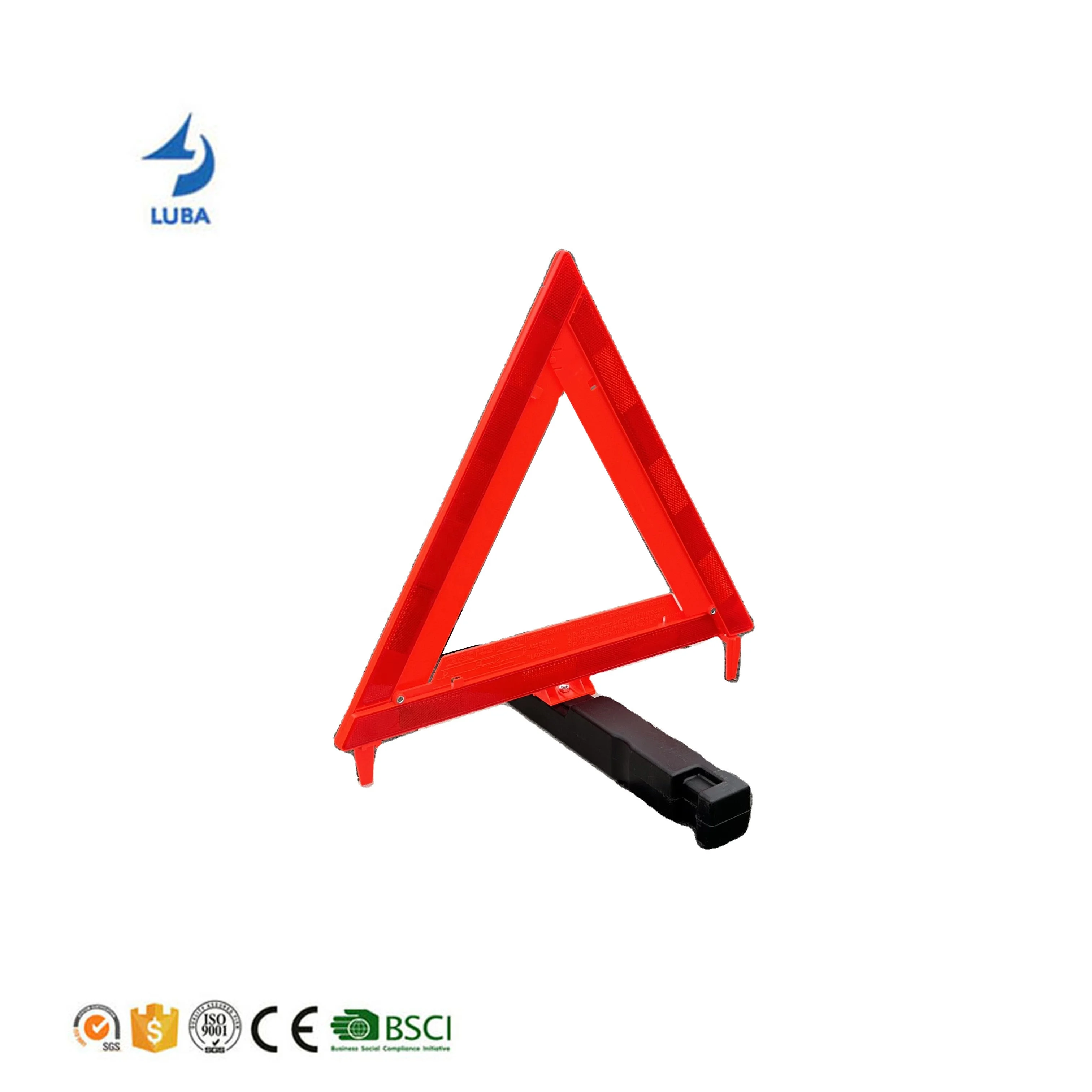 Hot Sale Folding Car Safety Reflective Traffic Foldable Warning Tripod Triangle