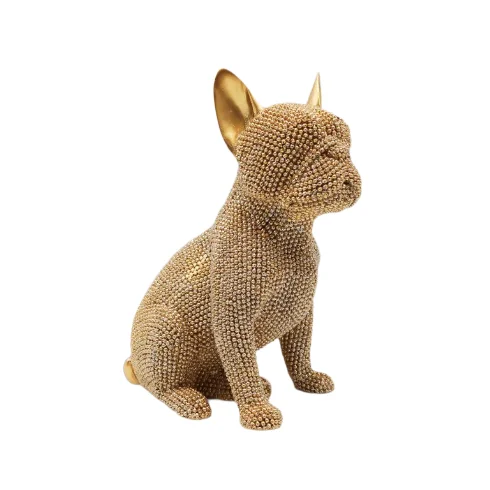 Nordic Modern 3D Resin Dog Ornaments Advanced Sense Creative Sitting Posture Luxury Light Home Decor Living Room Desktop 3D