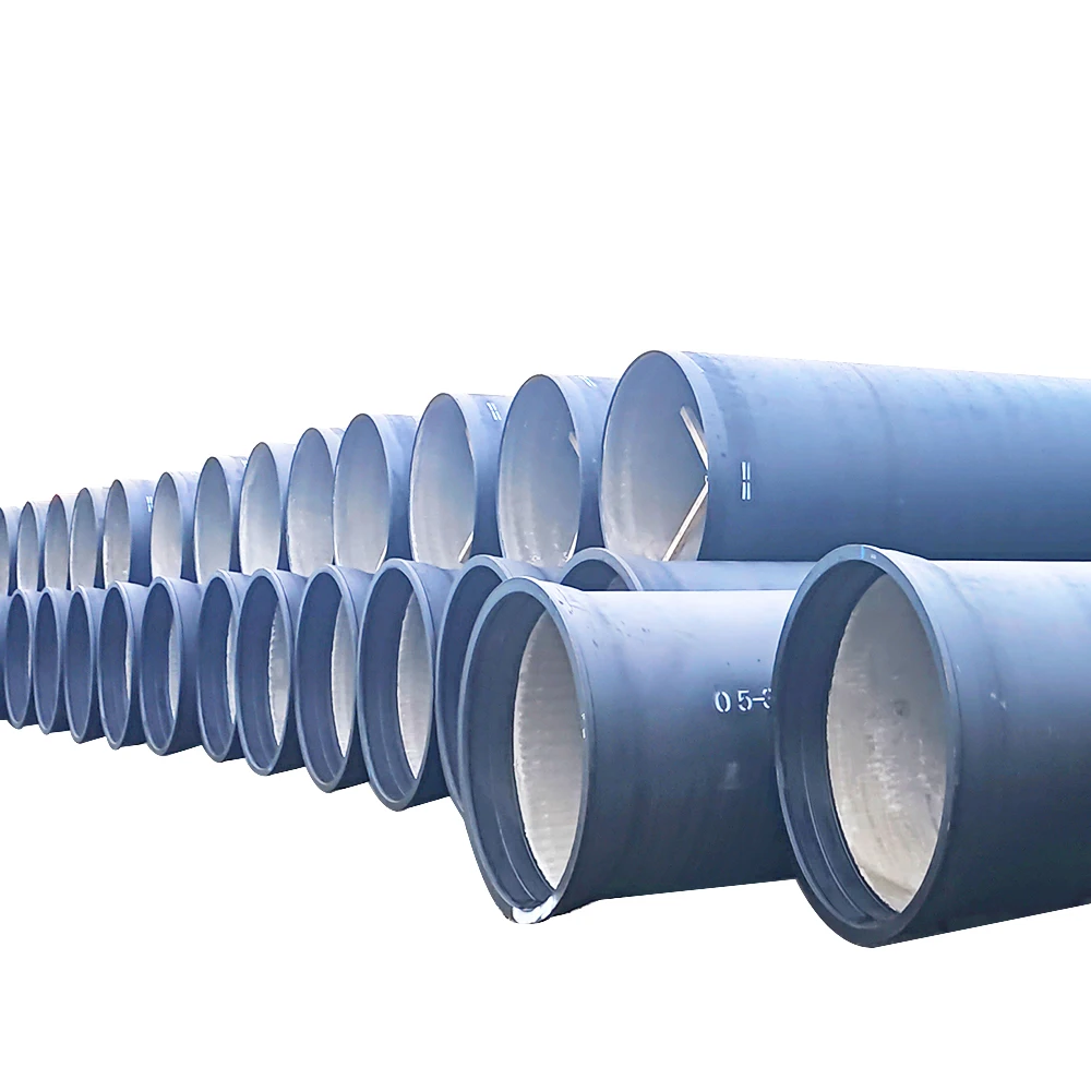 C40 / EN545 drainage pipeline engineering K9DN300 / DN350 / DN450 / T DN700 socket interface nodular cast iron pipe manufacturer