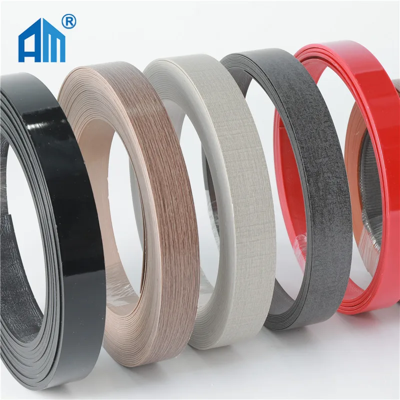 Matt White Solid Color Cabinet Decoration PVC Edge Banding Metal Furniture Trim