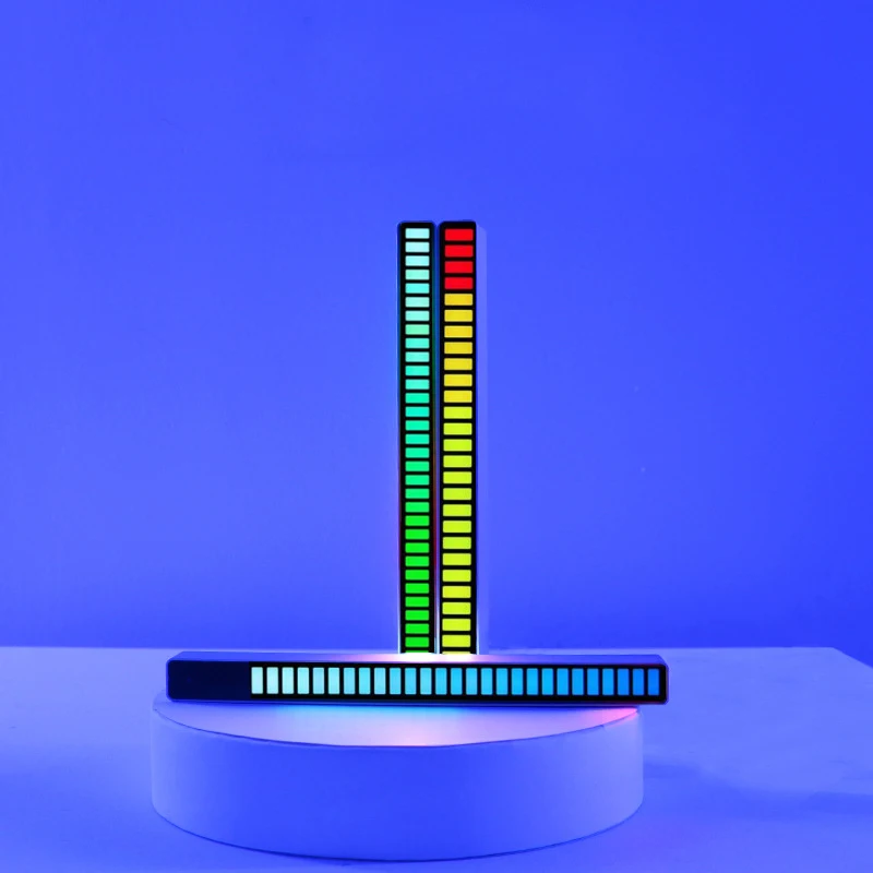 LED Strip Light Sound Control Pickup Rhythm Light Music Atmosphere Light RGB Colorful Tube USB Energy-Saving Lamp