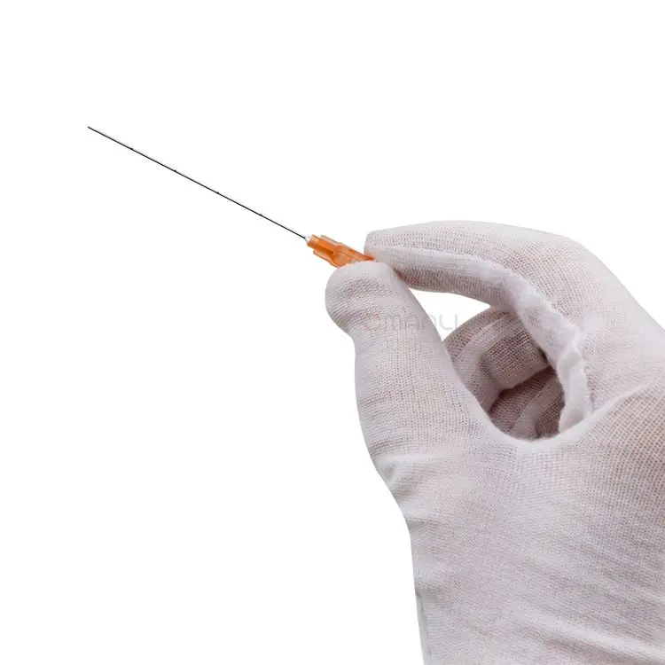 Fine Micro Cannula Micro Filler Cannula Needle For PDO Thread 25G 38Mm 25G Cannula 50Mm