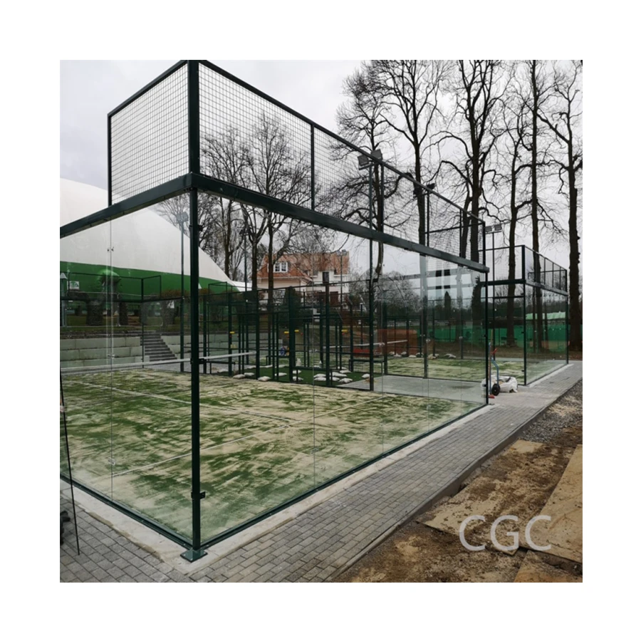 Professional custom panoramic paddle net padel tennis court tennis training