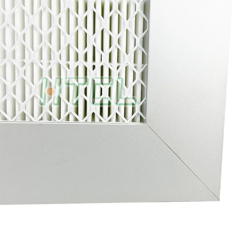 Customized Seal Filters Liquid Seal Type HEPA H13 H14 Side Liquid Tank Air Filter For HVAC System