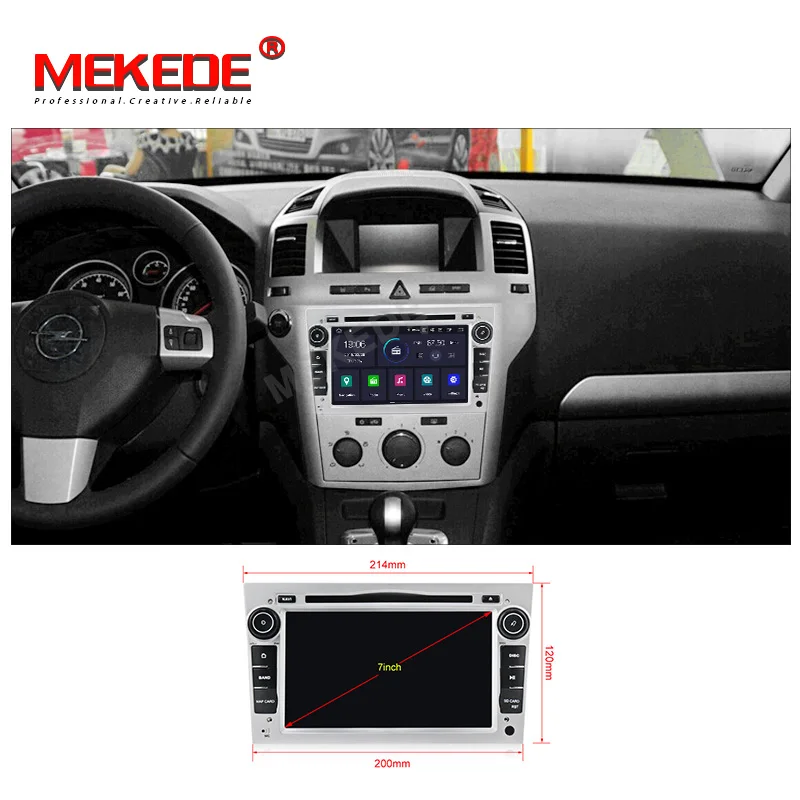 Автомобильный DVD-плеер Mekede на Android 9 0 медиа GPS-навигация для Opel Zafira B Vectra C D Antara Astra H G комбо с