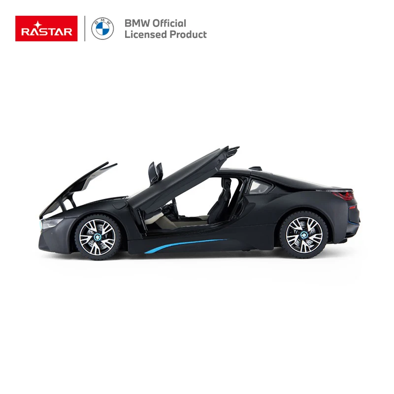 Rastar Factory Direct Sales BMW i8 1:24 scale Die Cast Car Metal Model Free Wheel Alloy Car Kids Toy Decorate vehicles for adult