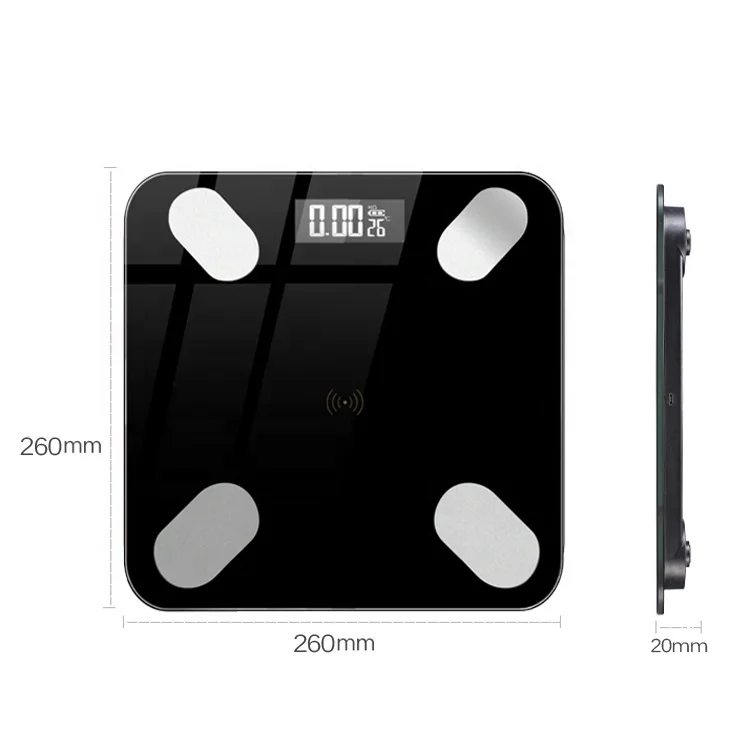 Hot Sale Bathroom body fat Scales Weight Personal Smart body Scale