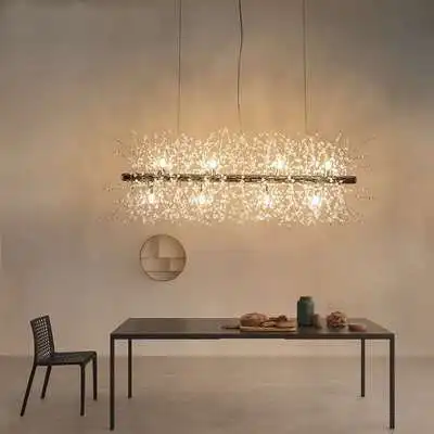 Crystal Chandelier Modern Light Luxury LED Pendant Light For Living Room Dining Room Bedroom Home Lighting Fixtures