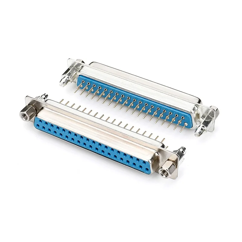 D-SUB 37Pin DB37 Женский 180 градусов разъем дБ 37pos для PCB V/Т-образным ремешком с 4-40 # гайка