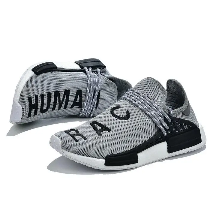 Мужские и женские беговые кроссовки NMD pharрелл Уильямс, спортивные кроссовки для людей, веселая Молодежная обувь на солнечной батарее, желтые, красные, белые, пустые кроссовки