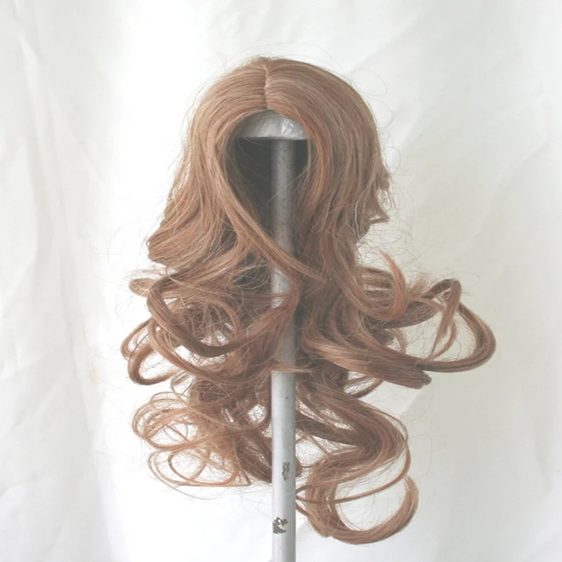 Heat Friendly Synthetic Hair Wavy Doll Wigs for American Girl Doll