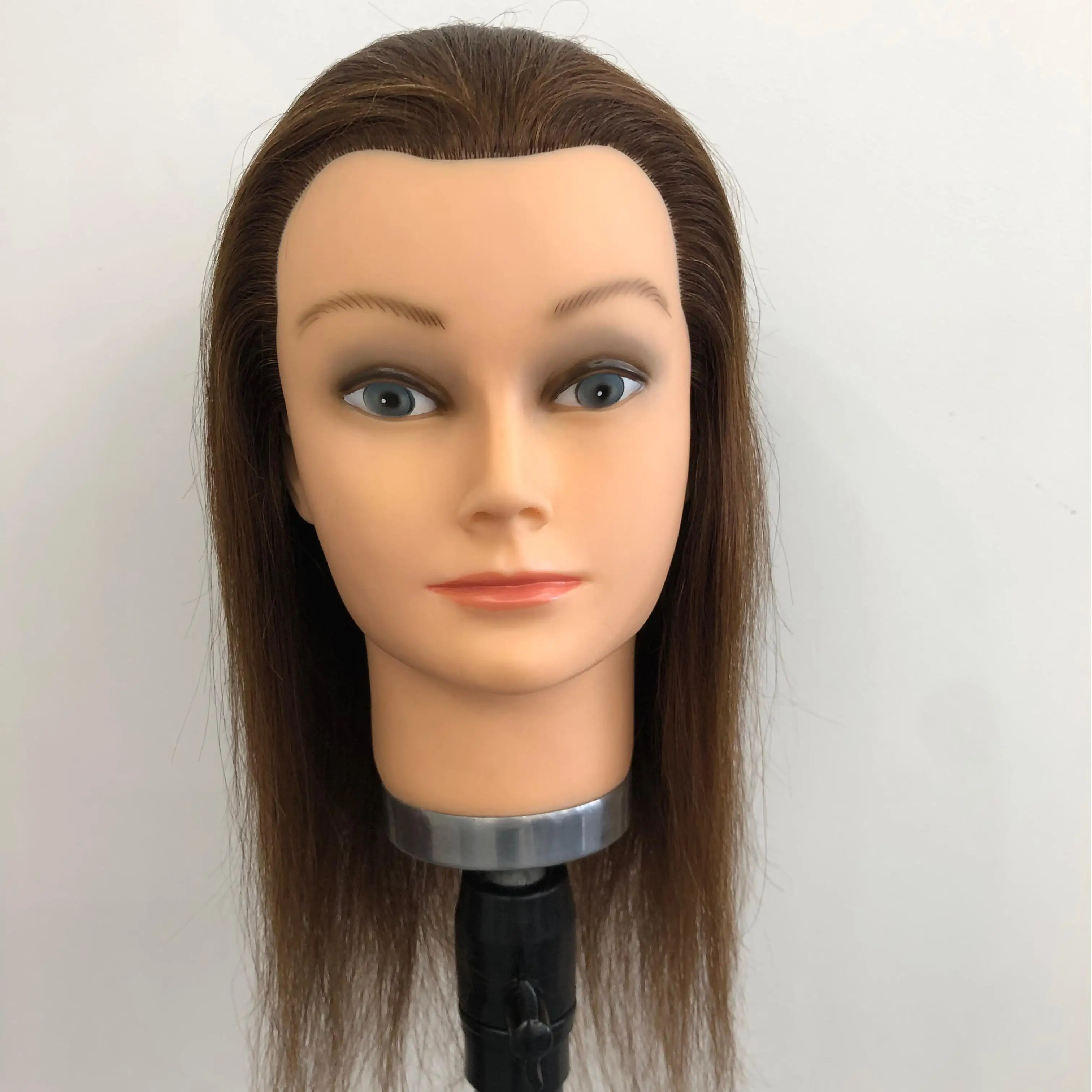 Wholesale Barber Hairdressing Training Head Dummy Doll Training Mannequin Head Human Hair Practice