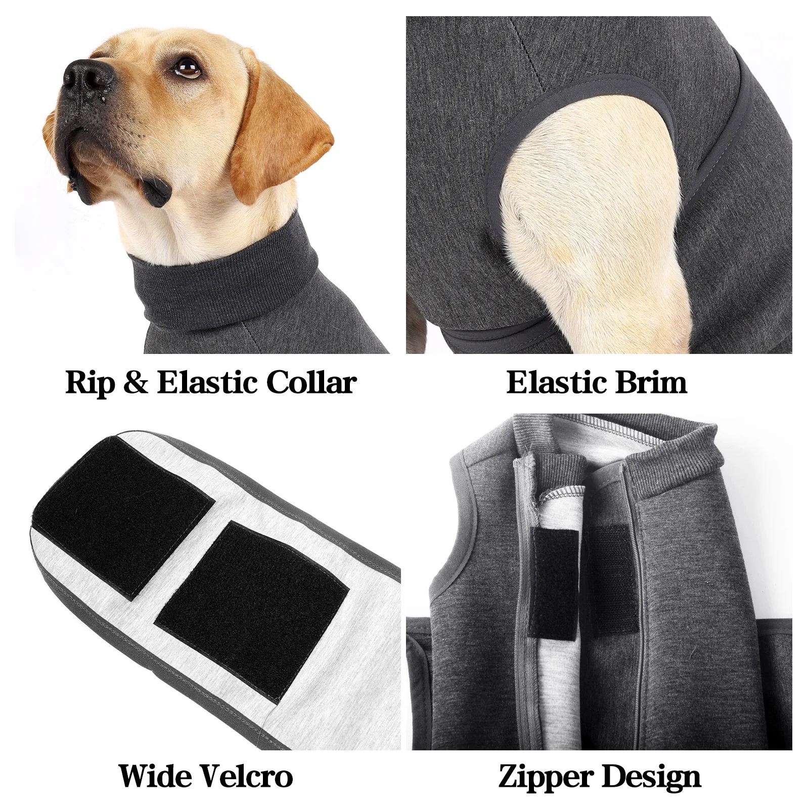 Dog Coat Anxiety Vest Jacket Security  Shirt Dog Calming clothes for dogs