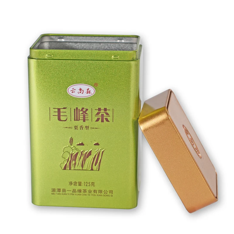 Custom Logo Printed Food Grade  Metal Box Tin Tea Canisters Wholesale
