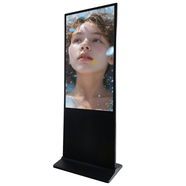 Touch Screen LCD Advertising Display Kiosk Terminal Floor Stand for Effective Promotion