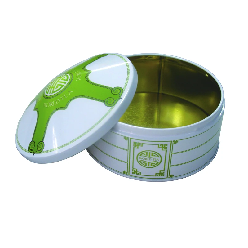 Customized Mongolian Yurt Dome Top Tea Candy Cookies Gift Metal Cans Rotation Musical Carousel Shape Tin Box