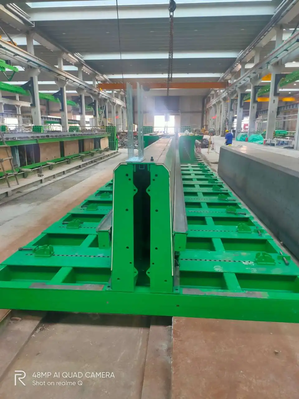Precast concrete prestressed double T plate mold with adjustable size for civil engineering