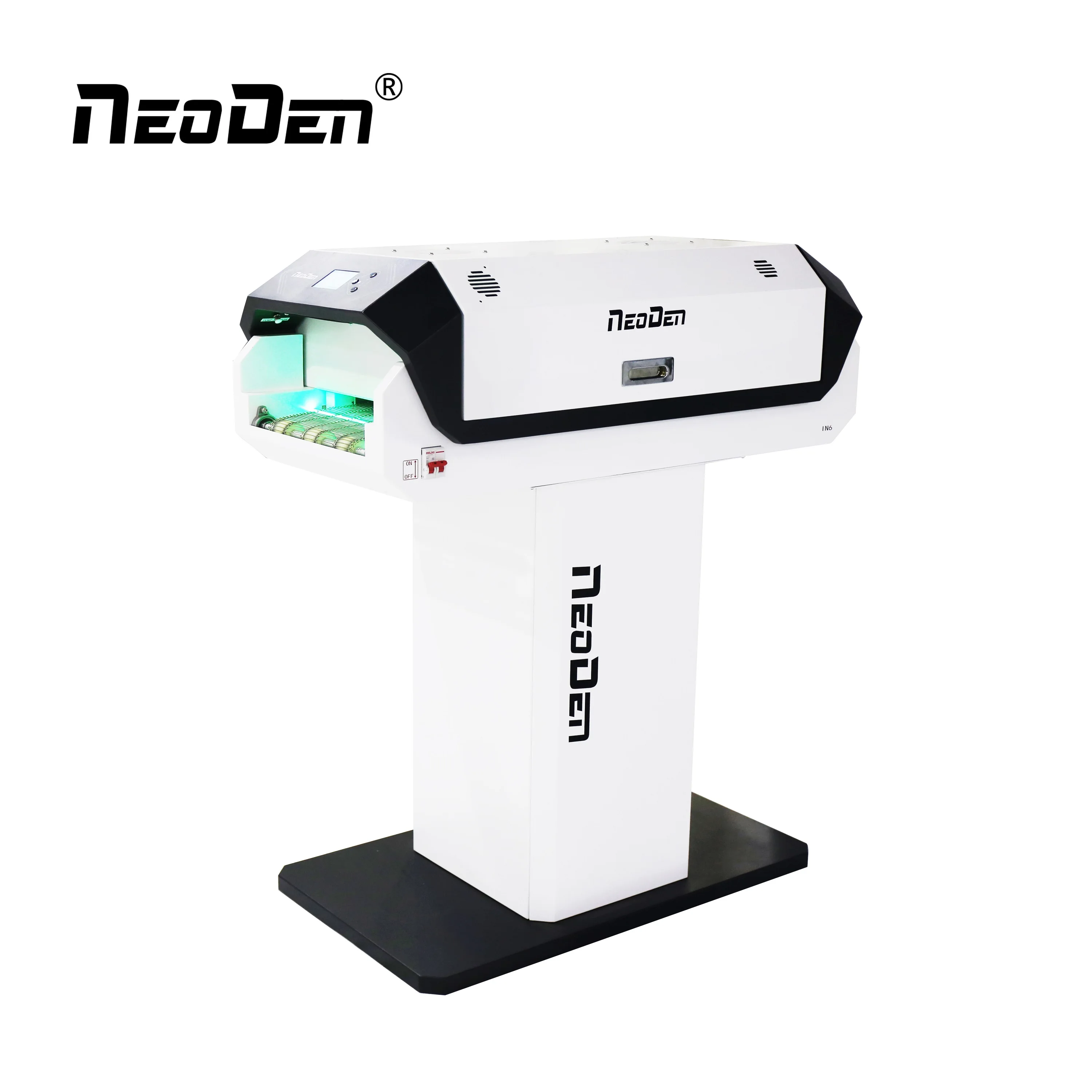 SMT SMD 6 Zone Lead Free Reflow Soldering Oven Machine Desktop SMT Full Hot Air Convection Reflow Oven