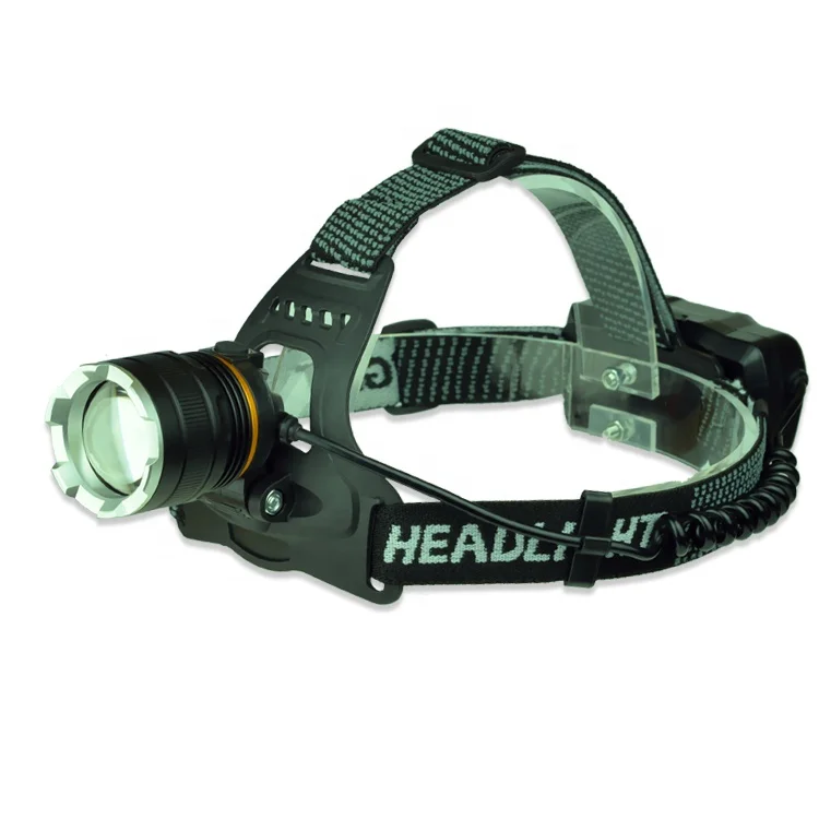 Factory Direct P50 Zoom Headlight Working Light Super Bright led Fishing Camping Retractable Flashlight