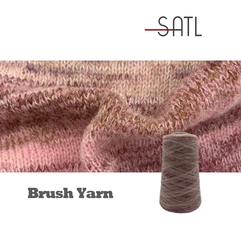 Wholesale 1/3.4nm 50% Acrylic 27% Recycle Polyester 22% Polyester 1% Spandex Recyclable Fancy Yarn For Knitting