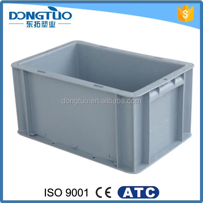 Euro Logistic Storage Moving Turnover Crate Box Large Stackable Wholesale Plastic Plastico Plastic Transport Solid Box