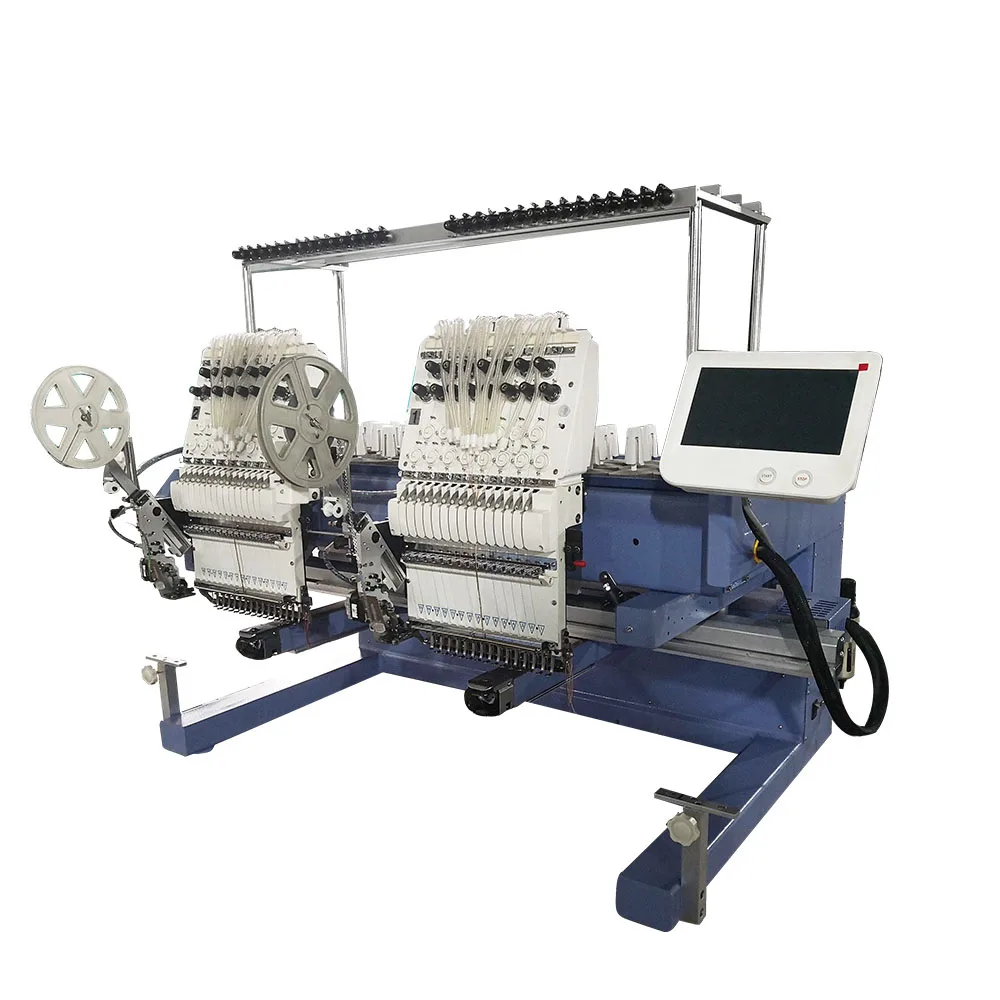 
customized 2 heads embroidery machine computerized embroidery 
