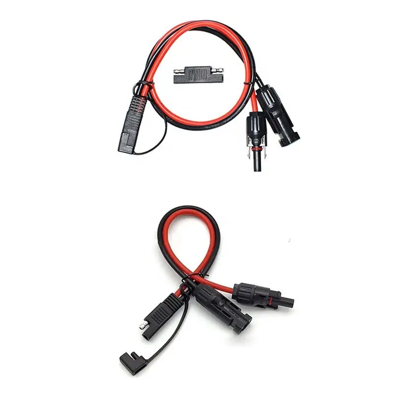 OEM Solar Photovoltaic Wire Harness SAE To MC Plug Adapter Solar Panel Cable Assemblies